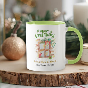 Taza El hogar es donde el corazón   Comercialización in