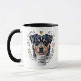 Taza El hogar es donde está mi perro - Rottweiler Love