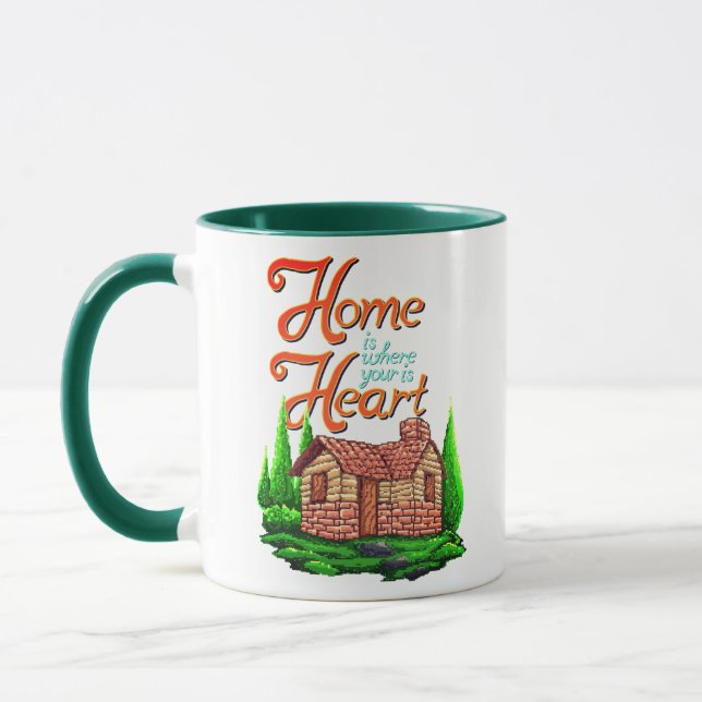 Taza El hogar es donde está tu corazón (Izquierda)