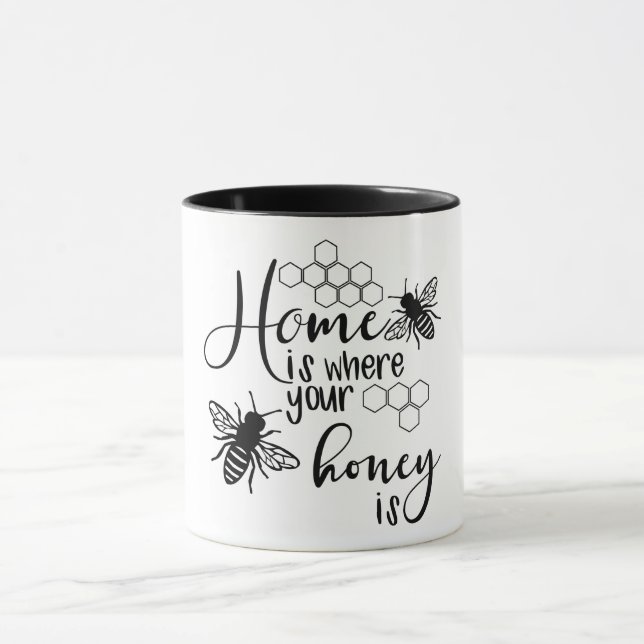 Taza El Hogar Es Donde Está Tu Miel. (Centro)