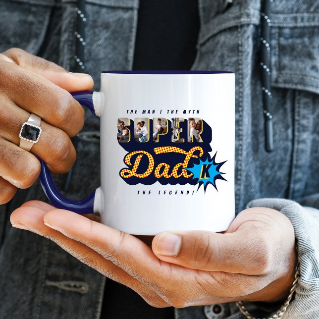 Taza El hombre, el mito, el monograma de la leyenda (Subido por el creador)