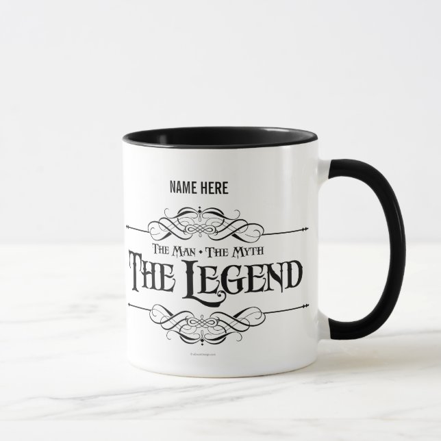 Taza El hombre, el mito, la leyenda (Derecha)