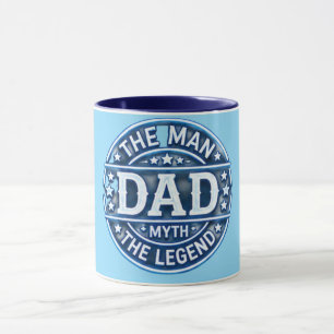 Taza El Hombre El Papá El Mito La Leyenda