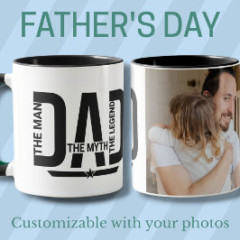 Taza El hombre el papi mito la leyenda