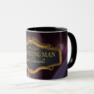 Taza El hombre más interesante del mundo, personalizado