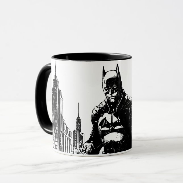 Taza El Ilustracion del cómic de Batman (Anverso izquierdo)