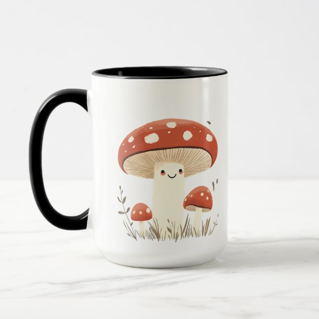 Taza El ilustracion retrata una cosecha cálida y acoged (Izquierda)