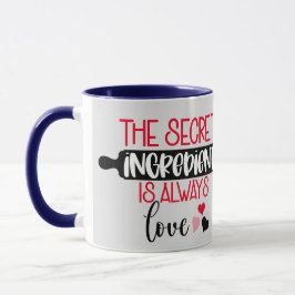 Taza El ingrediente secreto es el amor San Valentín