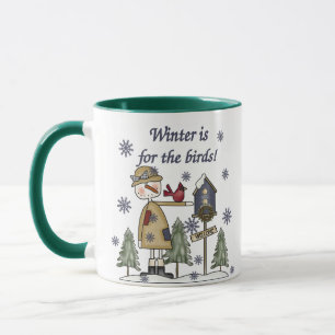 Taza El invierno es para las aves