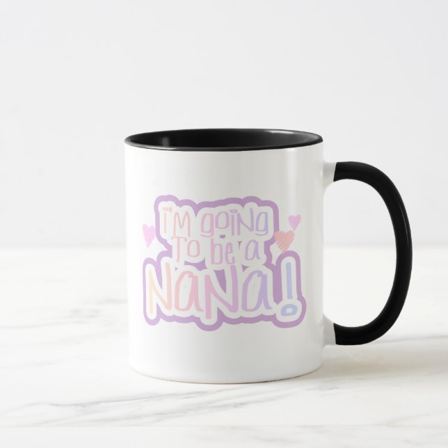Taza El ir rosado a ser una Nana (Derecha)