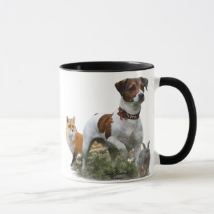 Taza El Jack Russell Terrier, el arte