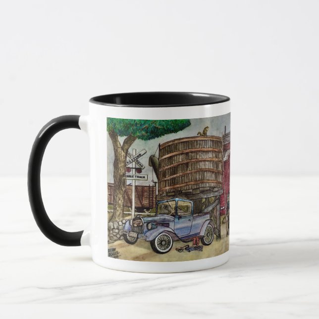 Taza "El Jalopy de Freddy" Possum Trot Mug (Izquierda)