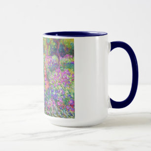Taza El jardín del iris en Giverny Claude Monet fresco,