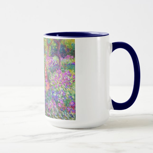 Taza El jardín del iris en Giverny Claude Monet fresco, (Derecha)