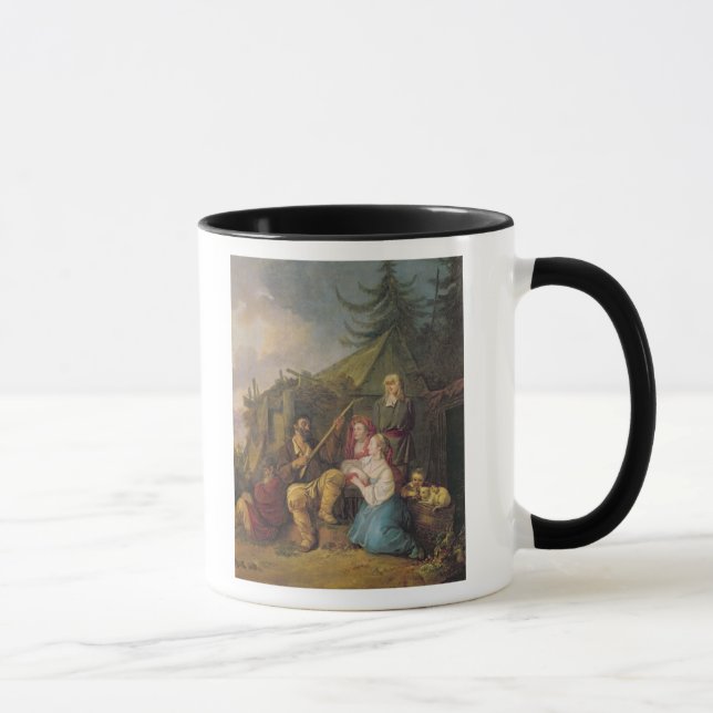 Taza El jugador del Balalaika, 1764 (Derecha)