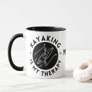 Taza El Kayak Es Mi Terapia