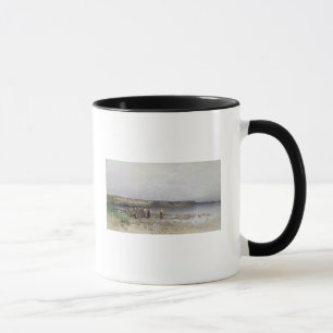 Taza El lago Balatón con la orilla de Akarattya, 1885