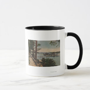 Taza El lago Tahoe, CA - opinión esmeralda de la bahí