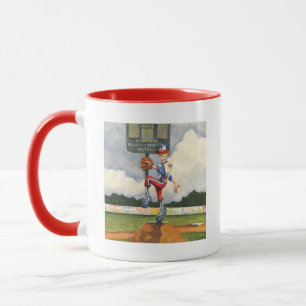 Taza El lanzador de béisbol Mound de Jay Throckmorton