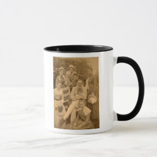 Taza El León Tolstói autor con su familia