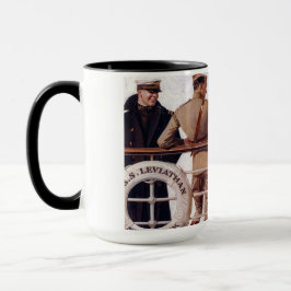 Taza El leviatán SS, 1918, por J. C. Leyendecker