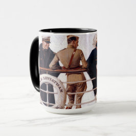 Taza El leviatán SS, 1918, por J. C. Leyendecker