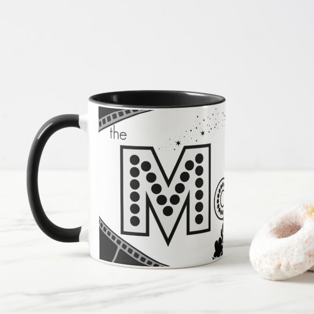 Taza *El logotipo de películas* (Con donut)