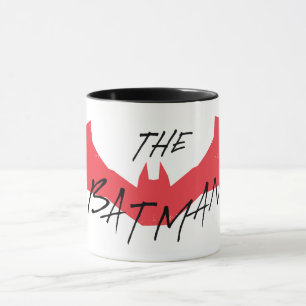 Taza El logotipo del murciélago escrito a mano de Batma