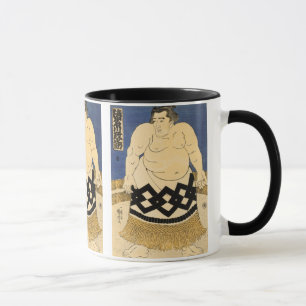 Taza El luchador de sumo, Bella Artes japonés de Kuniy