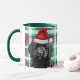Taza El lucioperca rojo de la festividad verde de Lover