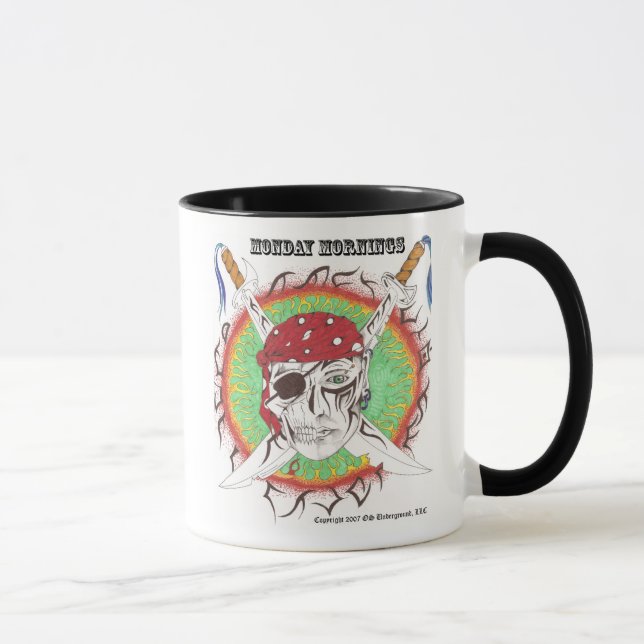 Taza El lunes por la mañana pirata (Derecha)