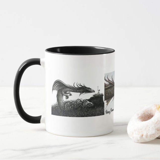 Taza El mago de los niños y el dragón (Con donut)