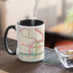 Taza El mapa subterráneo de Londres