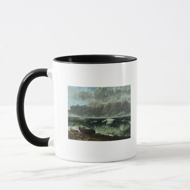 Taza El mar tempestuoso o, la onda, 1870 (Izquierda)
