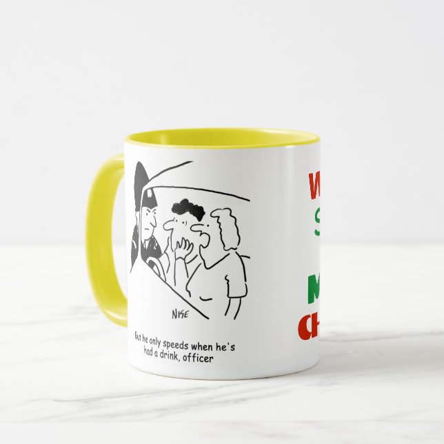 Taza El marido de la esposa es un conductor de bebidas (Anverso izquierdo)