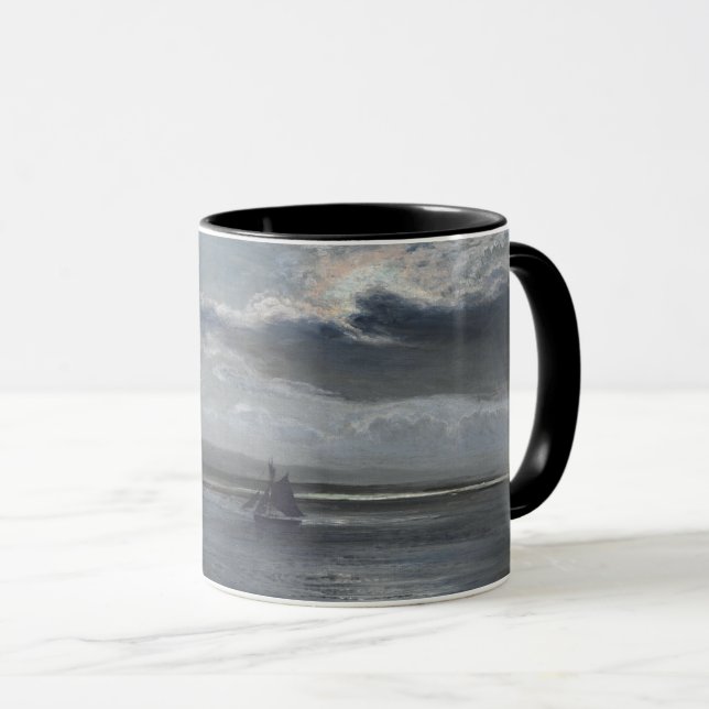 Taza El Mawr de Traeth, claro de luna (Anverso derecho)