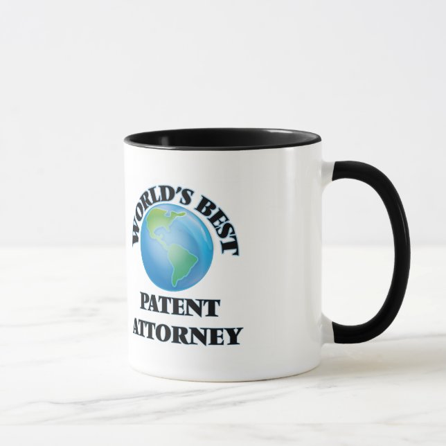 Taza El mejor abogado de patentes del mundo (Derecha)