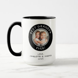Taza El Mejor Abuelo del Mundo Foto Personalizada Moder