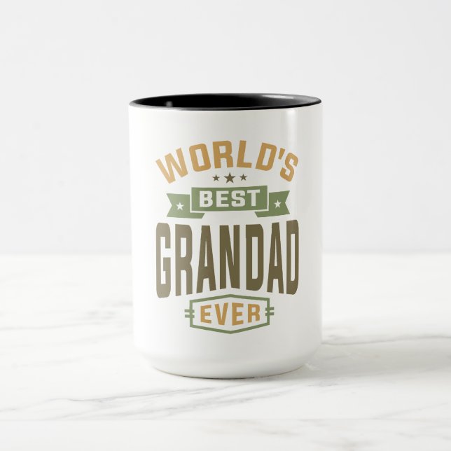 Taza El mejor abuelo del mundo - Querido abuelo (Centro)