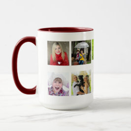 Taza El mejor abuelo jamás 10 nietos Collages de fotos