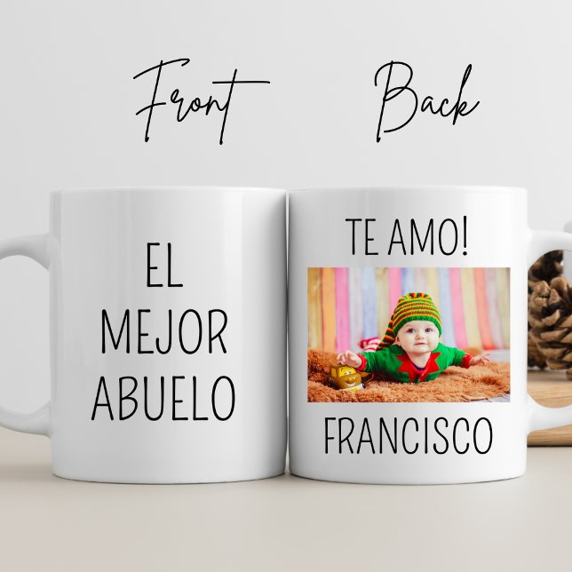 Taza El Mejor Abuelo Personaliza la Fotomía (Subido por el creador)