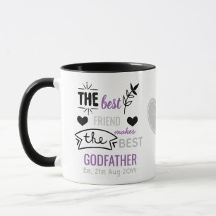Taza El mejor amigo convierte al padrino en bautismo
