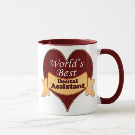 Taza El mejor ayudante de dentista del mundo
