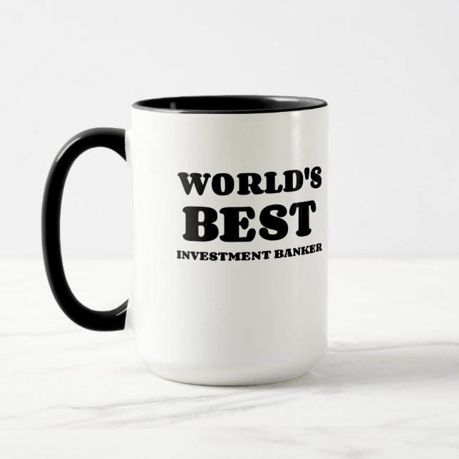 TAZA EL MEJOR BANQUERO DE INVERSIONES DEL MUNDO (Izquierda)