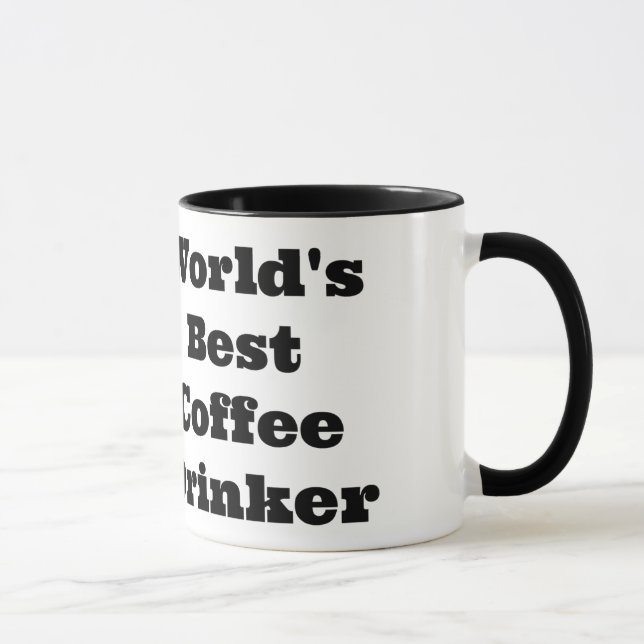 Taza El mejor bebedor del café del mundo (Derecha)