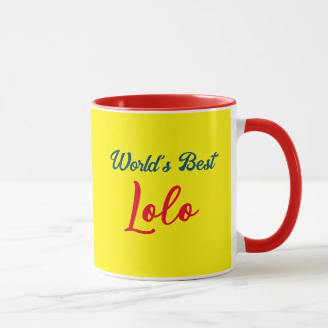 Taza El mejor café Lolo del mundo (Derecha)
