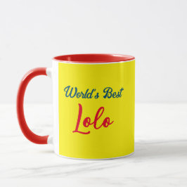 Taza El mejor café Lolo del mundo