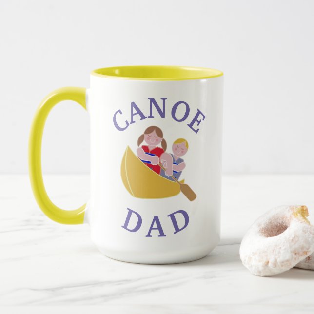 Taza ¡El mejor "CANOE DAD"! Día del padre (Con donut)