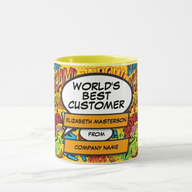 Taza El mejor cómic divertido del mundo (Centro)