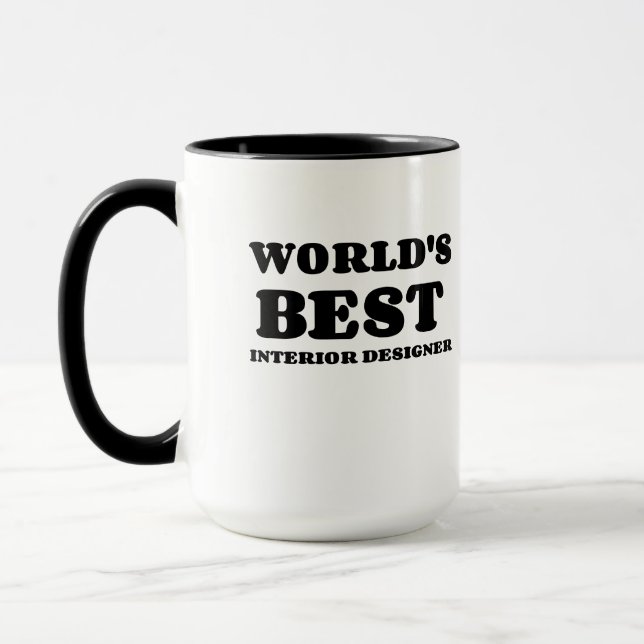 TAZA EL MEJOR DISEÑADOR INTERIOR DEL MUNDO (Izquierda)